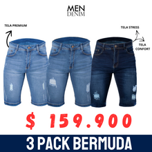Cargar imagen en el visor de la galería, COMBO BERMUDAS CONFORT (3 UNIDADES)
